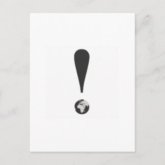 CARTE POSTALE POINT D'EXCLAMATION 