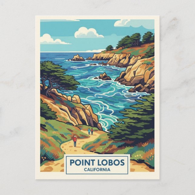 Carte Postale Point Lobos California Travel (Devant)