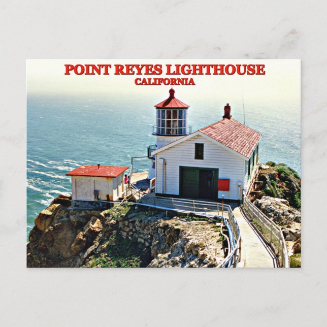 Carte Postale Point Reyes Lighthouse, California Postcard (Devant)
