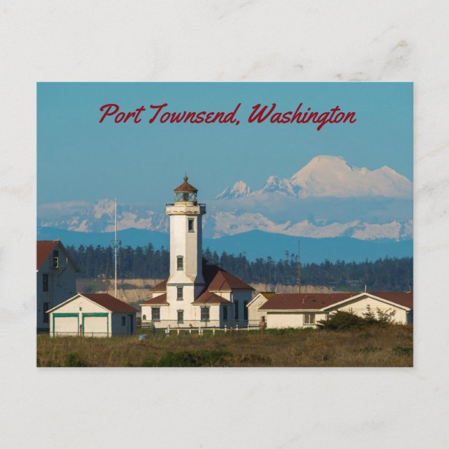 Carte Postale Point Wilson Light - Port Townsend, Washington (Devant)