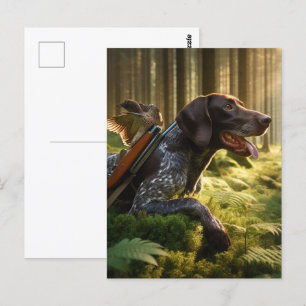Carte Postale Pointeurs allemands à poils courts