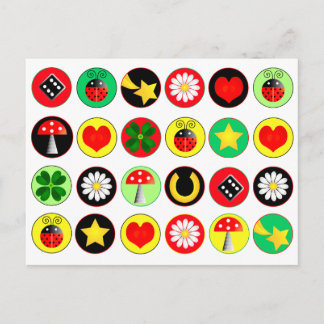 CARTE POSTALE POINTS DE CHANCE