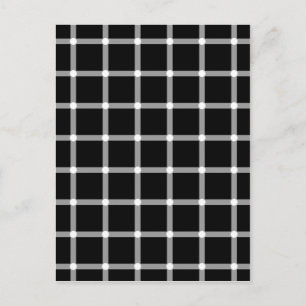 Carte Postale Points de liaison - Illusion optique