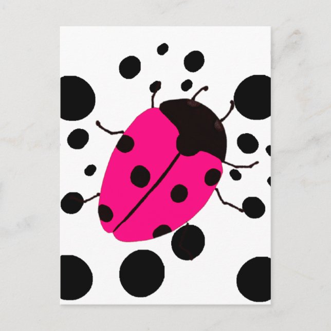 Carte Postale Points Ladybug (Devant)