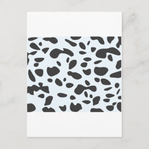 Carte Postale Points mignons Points Motif de peau de chien dalma