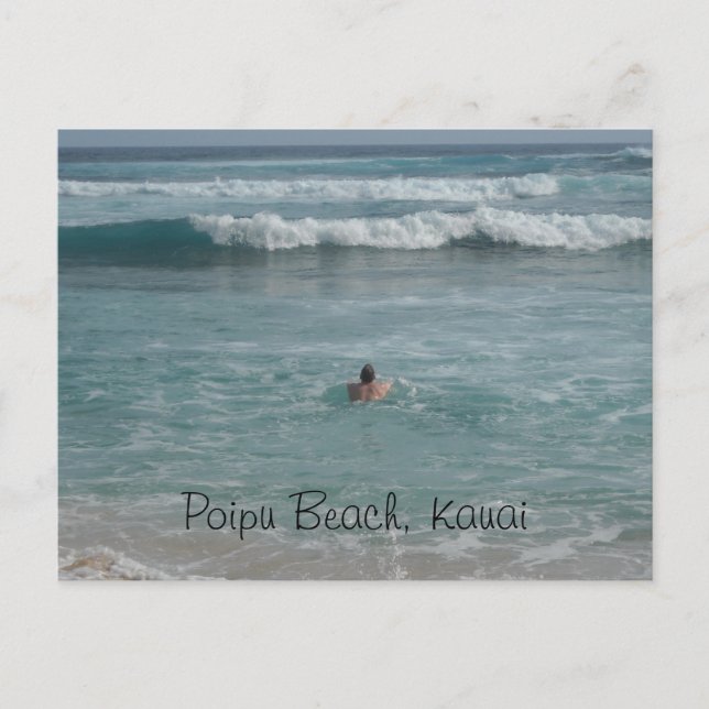 Carte Postale Poipu Beach Kauai (Devant)
