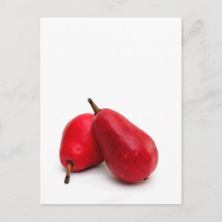 Carte Postale Poire rouge