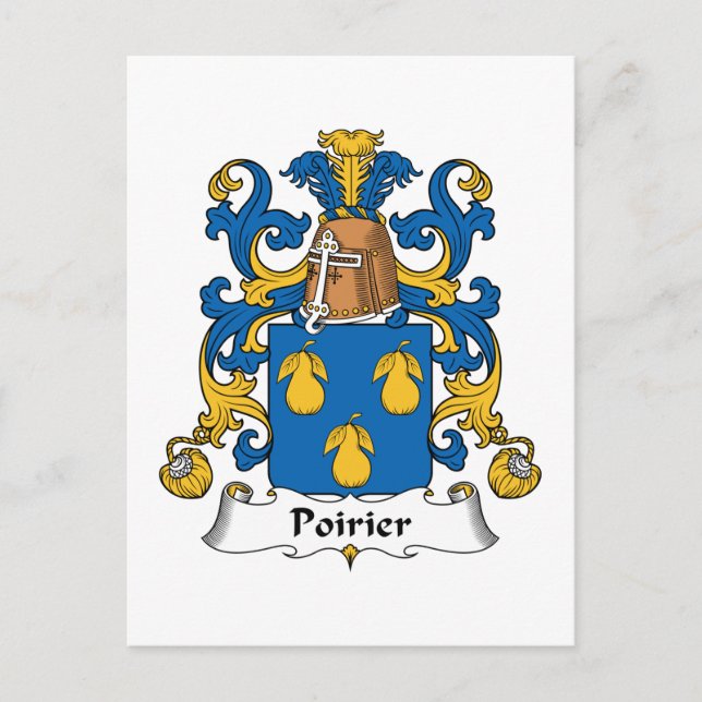 Carte Postale Poirier (Devant)