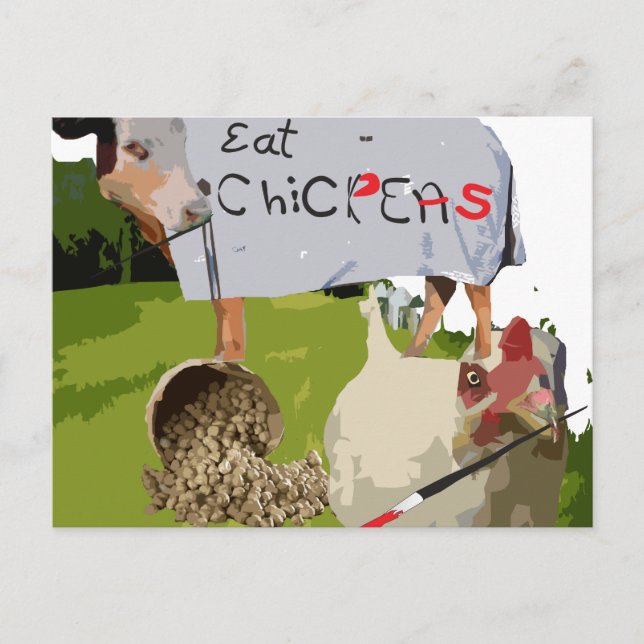 Carte Postale Pois chiches. C'est ce qui est pour le dîner. (Devant)