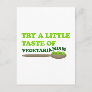 Carte Postale Pois végétariens