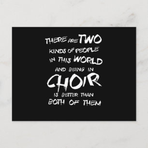 Carte Postale Poison de Chorale