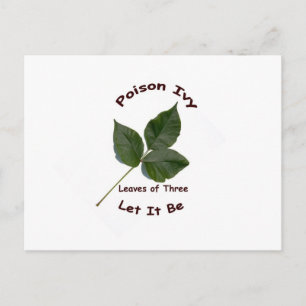 Carte Postale Poison Ivy