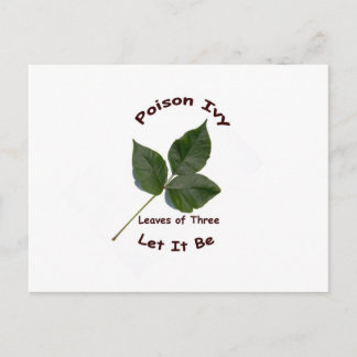 Carte Postale Poison Ivy