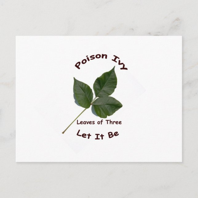 Carte Postale Poison Ivy (Devant)
