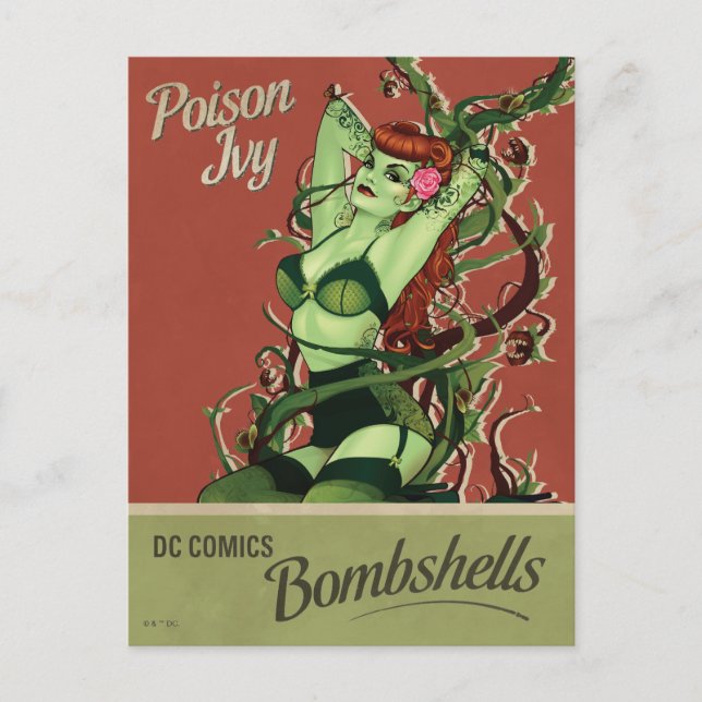 Carte Postale Poison Ivy Bombshell (Devant)
