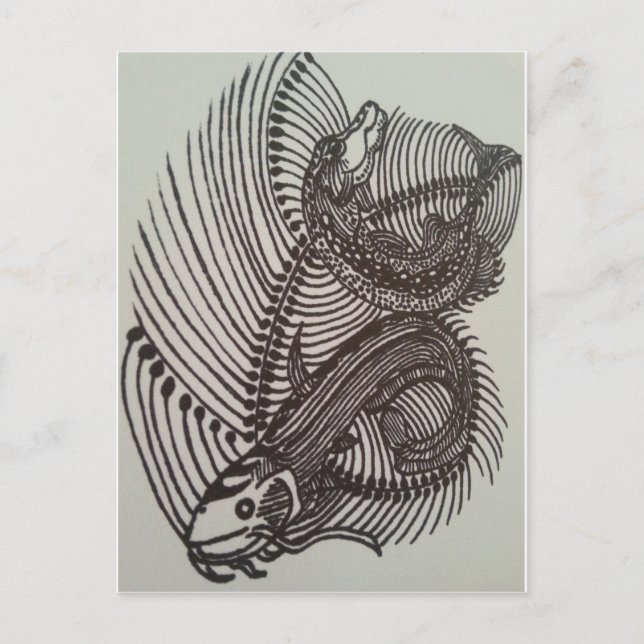 Carte Postale Poisson (Devant)