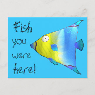 Carte Postale Poisson ange
