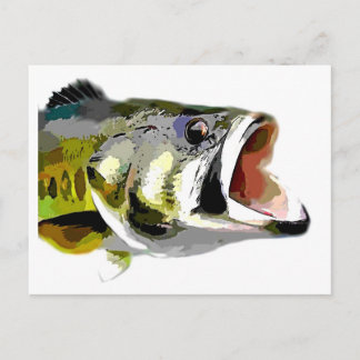 Carte Postale Poisson basse
