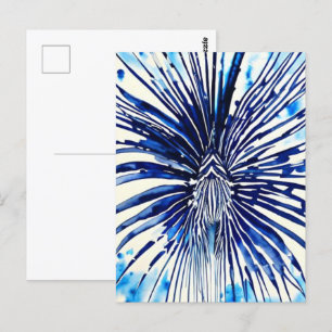 Carte Postale Poisson blanc