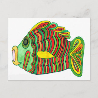 Carte postale Poisson Bulti du Nil antique