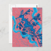 Poisson de mer de dragon de mer feuillu Peinture s