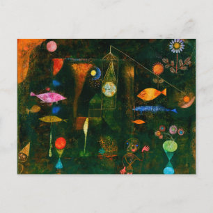 Carte Postale Poisson Magie de Paul Klee (1925)