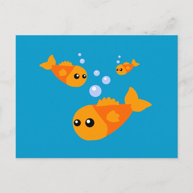 Carte Postale Poisson mignon (Devant)