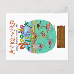 Carte Postale Poisson-nouilles américain