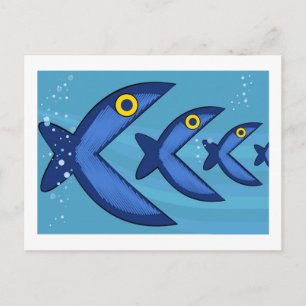 Carte Postale Poisson poisson