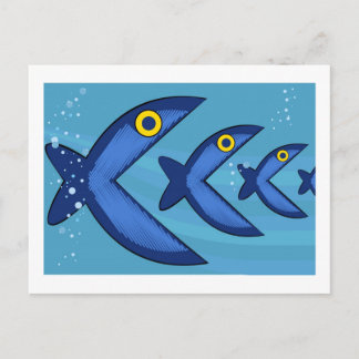 Carte Postale Poisson poisson