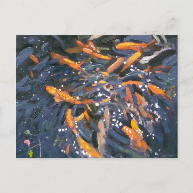 Carte Postale Poisson rouge 2010 (Devant)