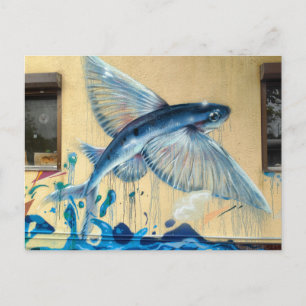 Carte Postale Poisson volant no 2