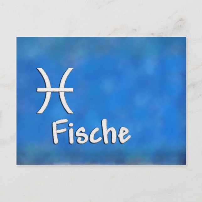 Carte Postale Poissons (Devant)