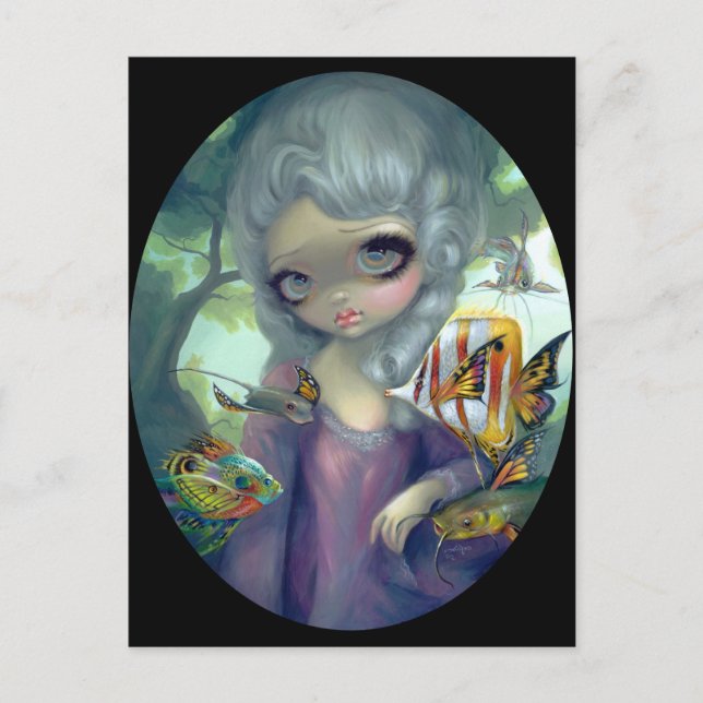 Carte postale "Poissons Volants : Le Portrait" (Devant)