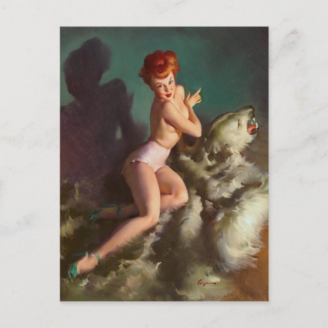 Carte Postale Poitrine vers le haut (Devant)