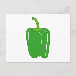 Carte Postale Poivron vert Bell. Tout.