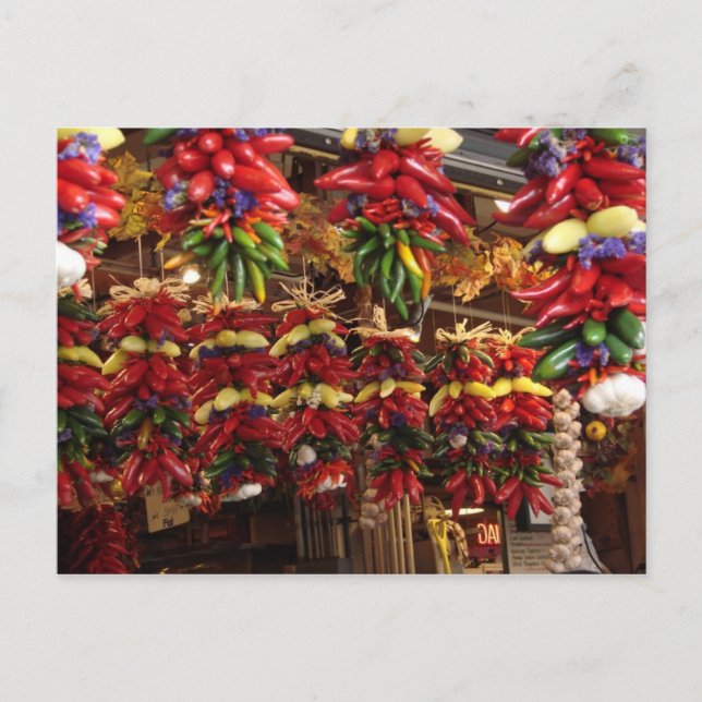Carte Postale Poivrons à vendre à Pike Place Market (Devant)
