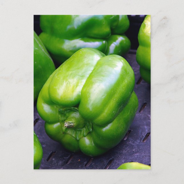 Carte Postale Poivrons verts (Devant)