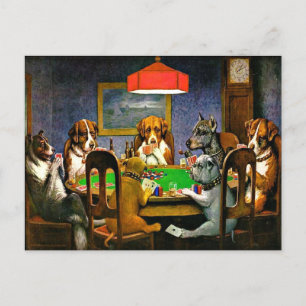 Carte Postale Poker