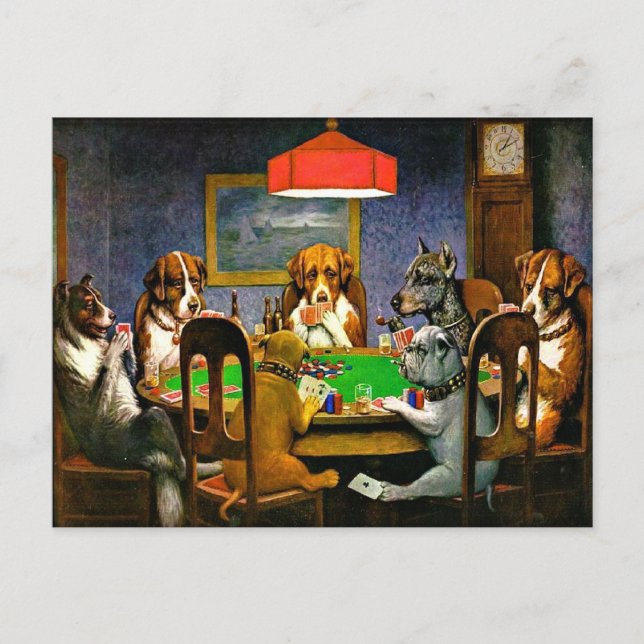 Carte Postale Poker (Devant)