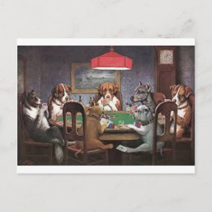 Carte Postale Poker
