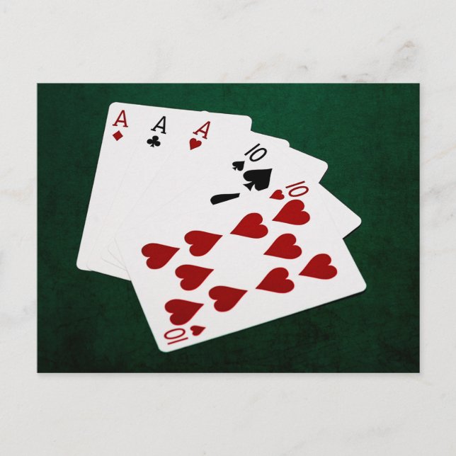 Carte Postale poker-hands-full-house-a-10-h.jpg (Devant)