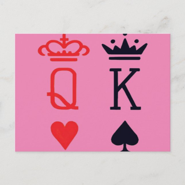 Carte Postale Poker King (Devant)