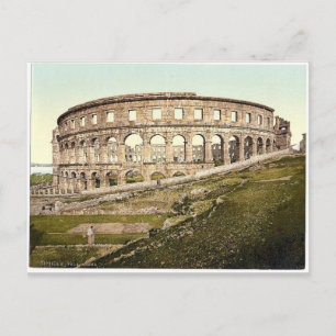 Carte Postale Pola, l'arène, Istrie, Austro-Hongrie rare Photo