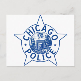 Carte Postale Police de Chicago (VINTAGE)