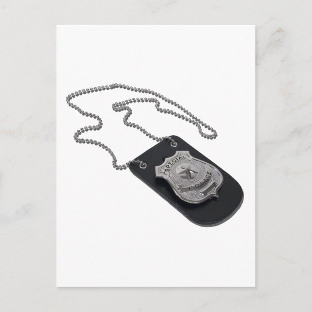 Carte Postale PoliceBadgeLeatherHolder120911 (Devant)