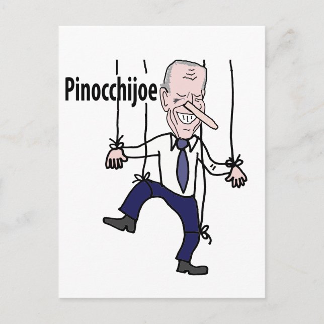 Carte Postale Politique drôle Anti Joe Biden Pun (Devant)
