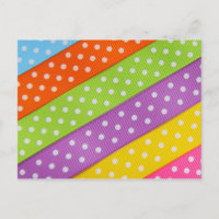 Carte postale Polka Dot