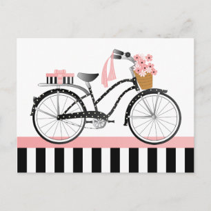 Carte Postale Polka Dot Bike-New