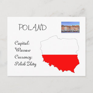 Carte Postale Pologne